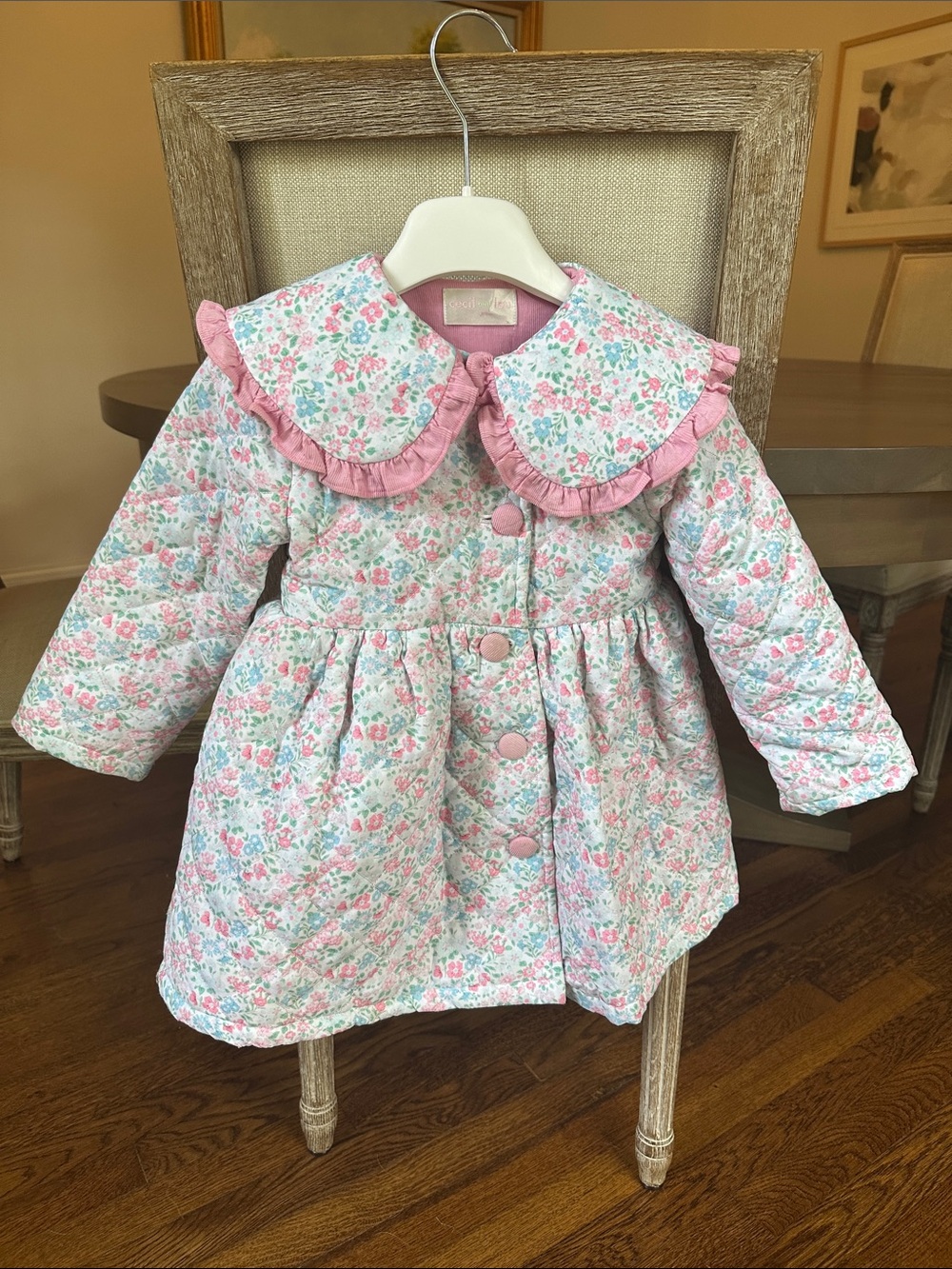 Cecil and Lou Peplum Coat
